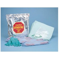 Brady USA SKO-ATK Brady SPC Oil Only Attack Pac Spill Kit Includes 15 Pads 15\" X 19\", 3 SOCs 3\" X 4\' , 1 Pair Goggles, 1 Pair Ni